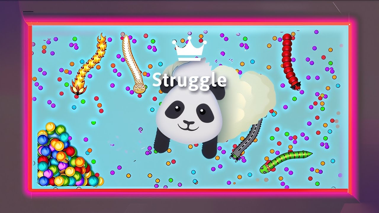 snake.io🐍Epic Bear snake🐍OMG moment epic snakeio gameplay