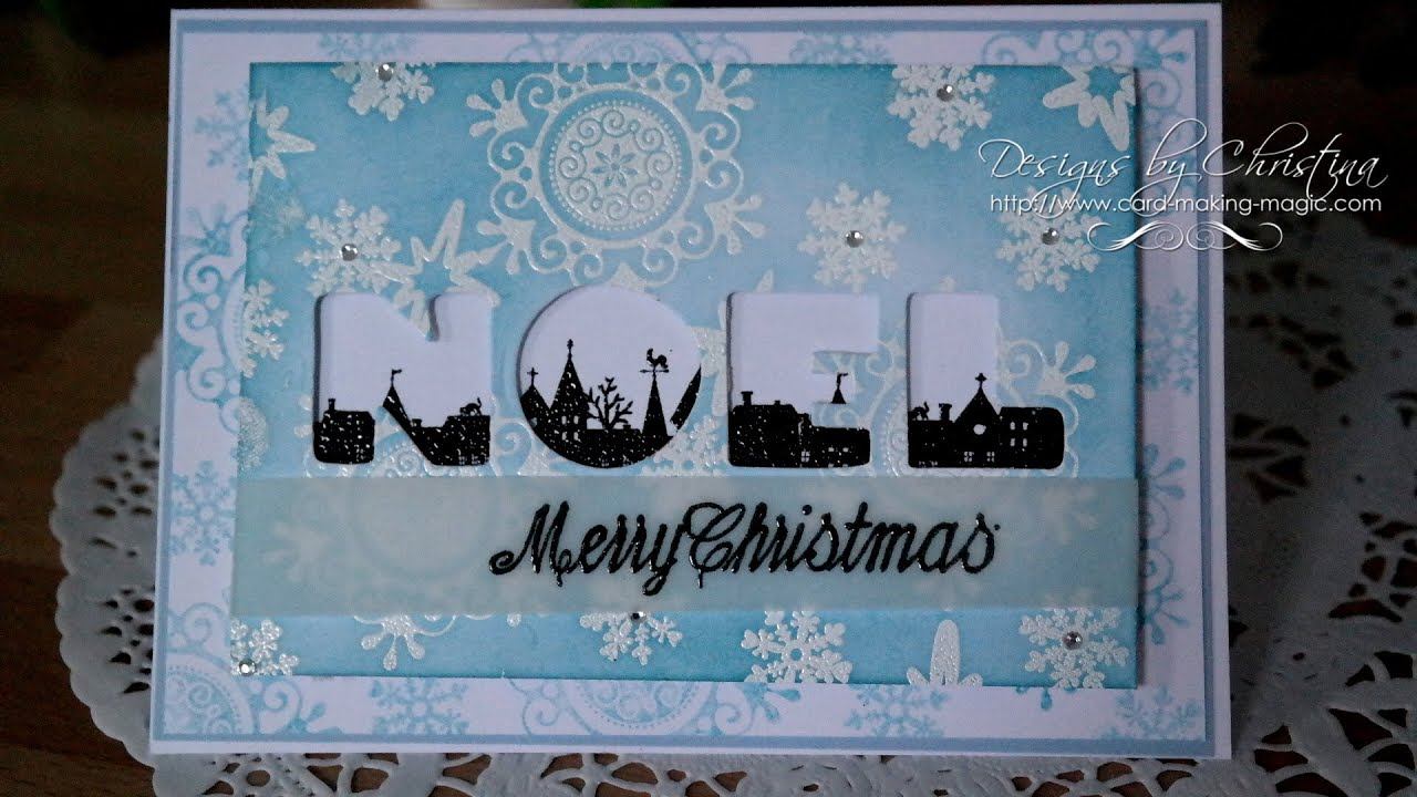 Alphabet Christmas card