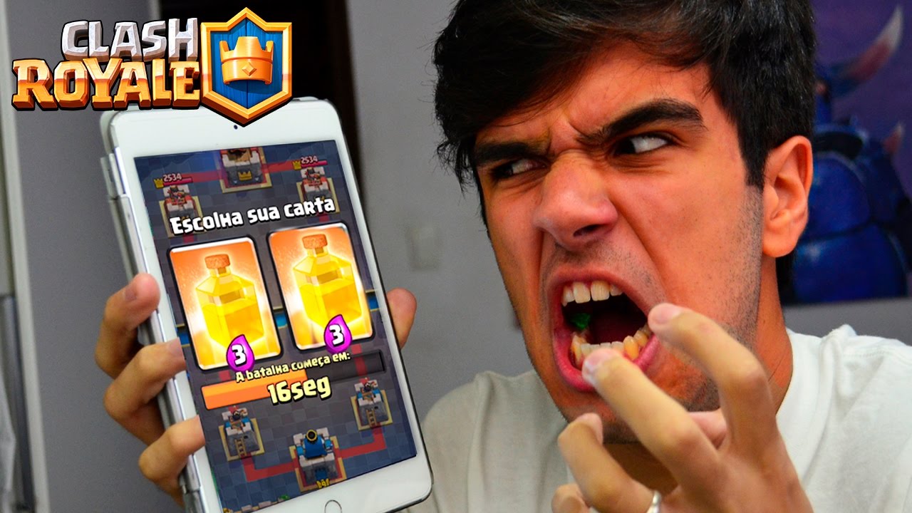 JOGUEI O NOVO DESAFIO DA CURA DO CLASH ROYALE E.......