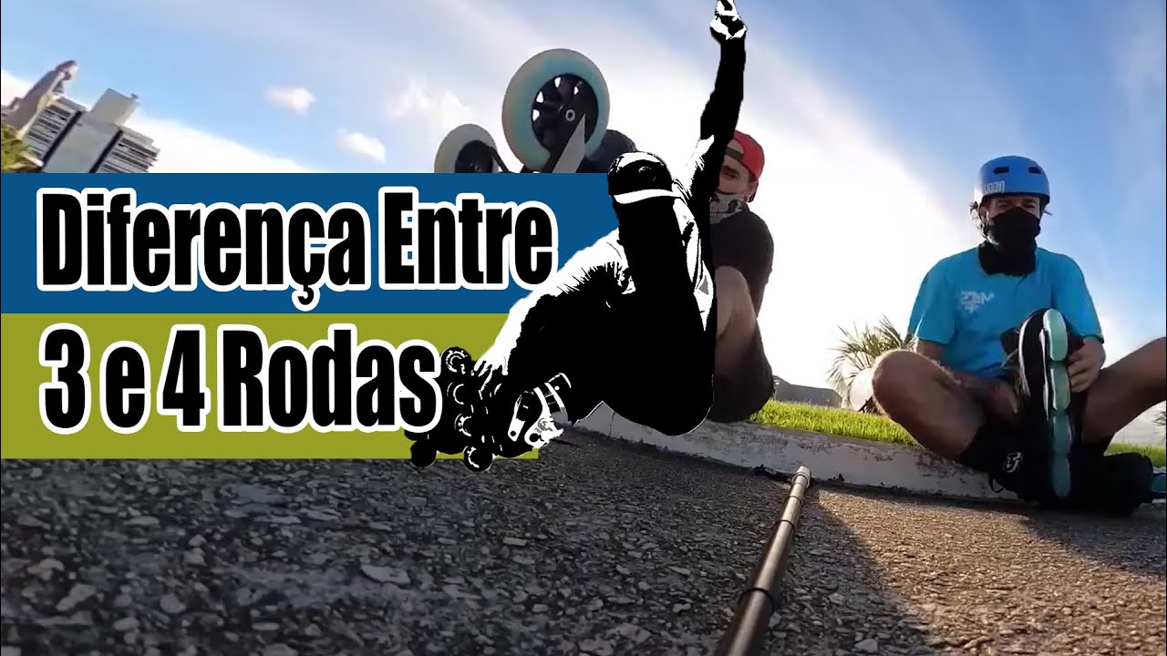 O vídeo mais esperado do canal - Qual a diferença entre patins de 3 e 4 rodas na pratica