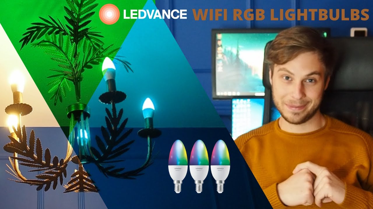 LEDVANCE Smart+ Candle E14 Bulbs UNBOXING, SETUP, REVIEW RGB WIFI  Compatible with Alexa, Google.