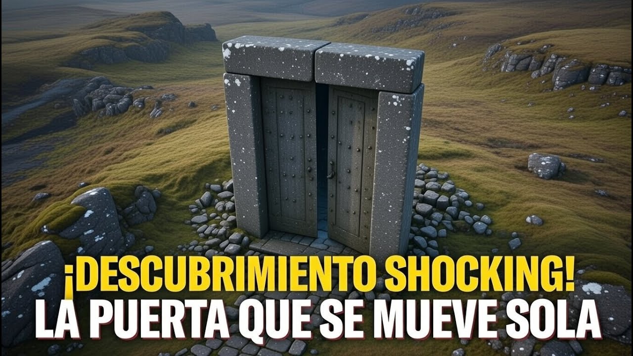 Dron capta en Irlanda una puerta de piedra que se mueve sola: científicos quedan en shock