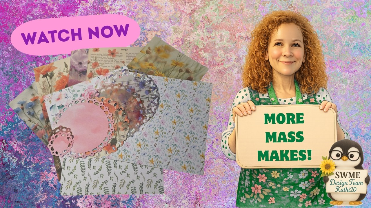 Mass Make March | Scrapbooking with ME Design Team Project | Video #2 | Doilies