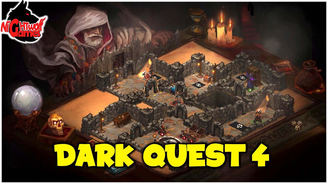 Dark Quest 4 - RPG e Exploração de Calabouços - Gameplay PT-BR