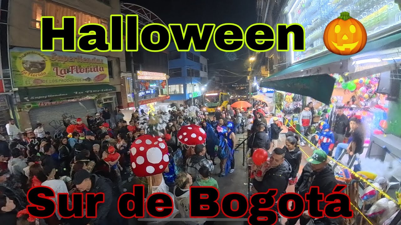 Barrio Diana Turbay Sur de Bogotá| 🔥VIDEO 360| NOCHE DE HALLOWEEN 🎃 