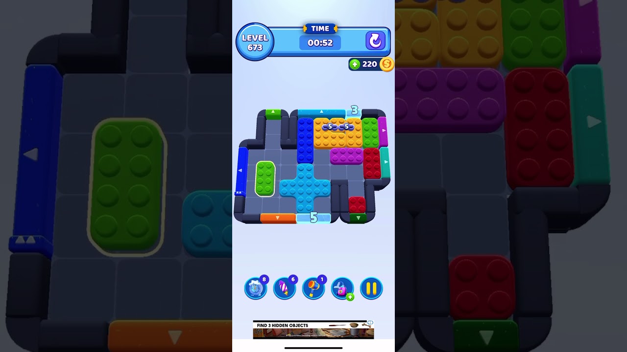 Colour Block Jam Level 673 New walkthrough