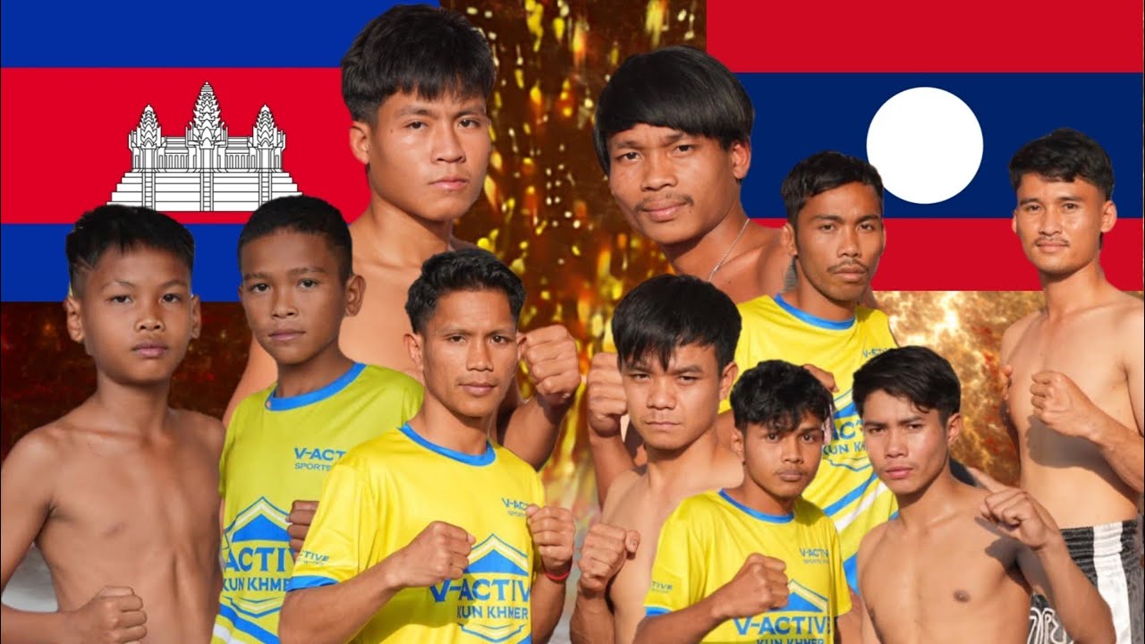 V-Active  គុនខ្មែរទៅកាន់ប្រទេសឡាវ KUNKHMER Vs  Laos 