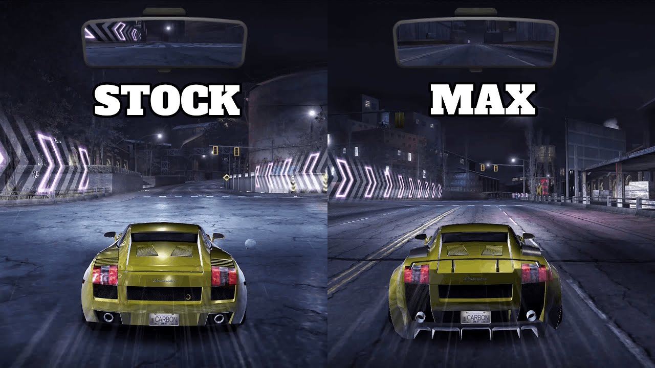 NFS CARBON | ALL CARS STOCK TO MAX