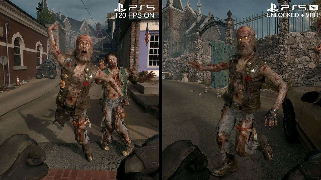 Black Ops 6 ZOMBIES PS5 vs PS5 PRO Graphics Comparison 120 FPS vs UNLOCKED (4K)