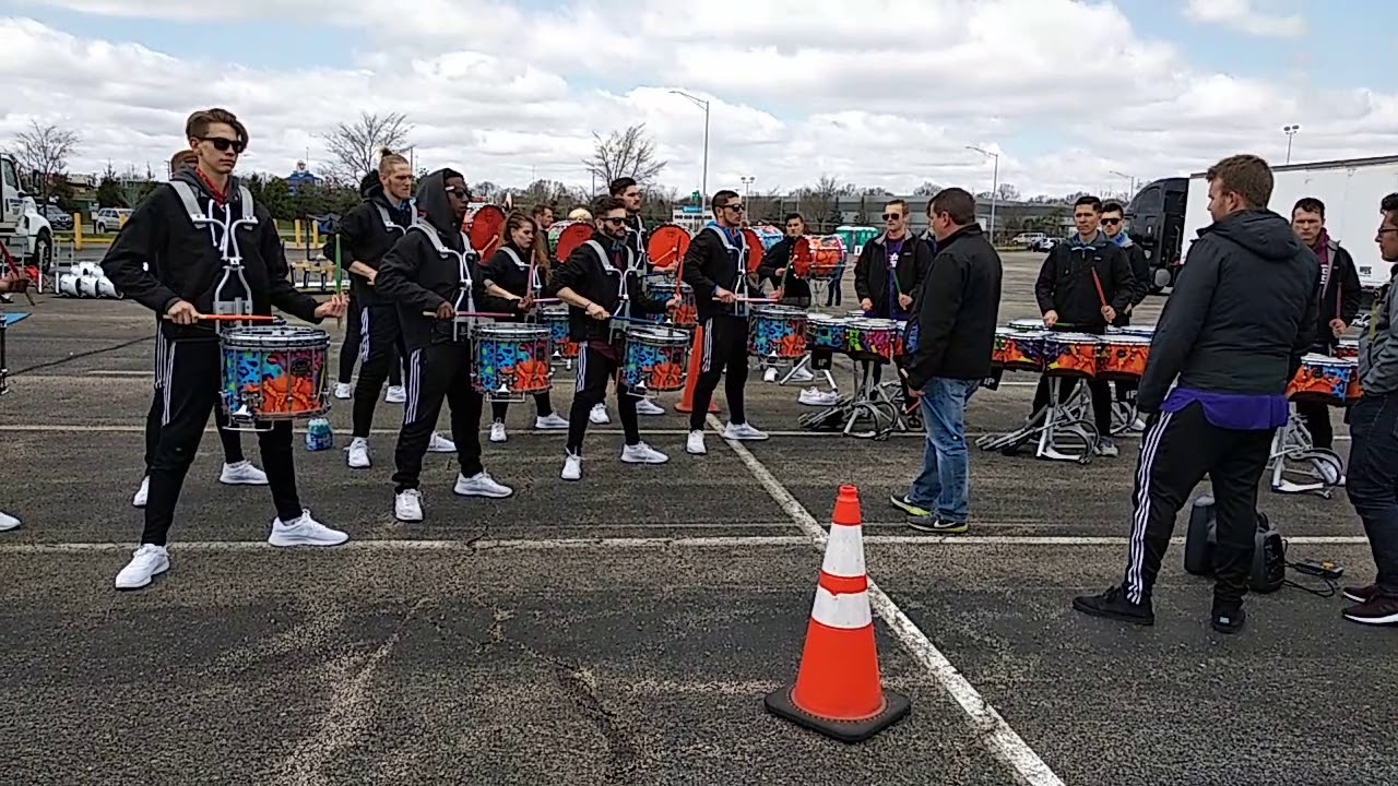 WGI PELIMS 2018 - Matrix DrumLine In the Lot (EXERCISE)