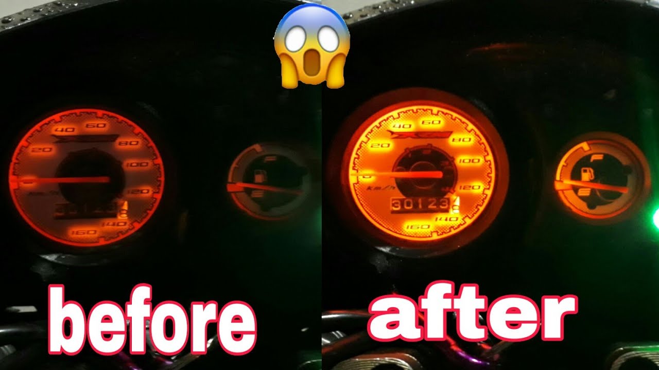 Paano gawing batery operated ang backlight ng speedometer sa XRM125😀