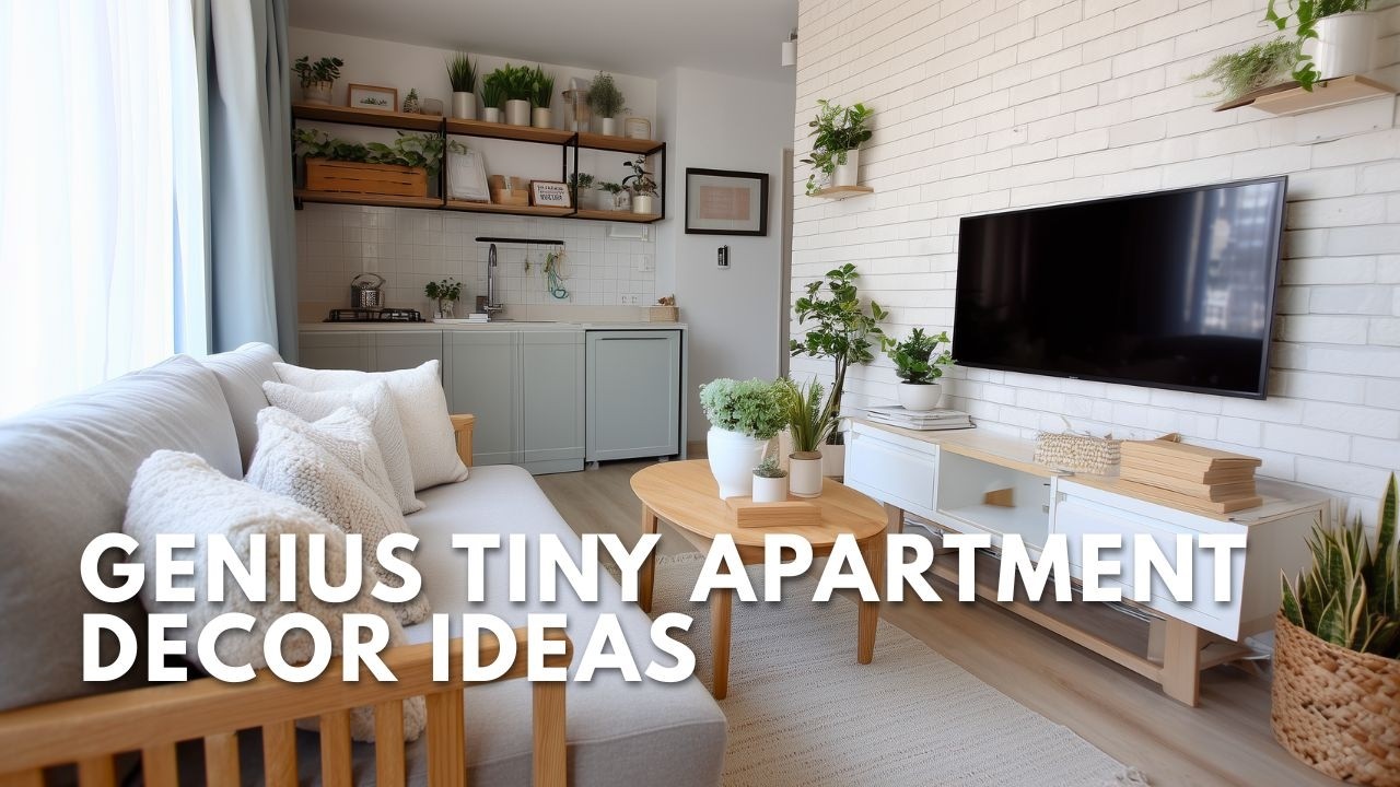 Genius Tiny Apartment Decor Ideas with Smart Space Hacks to Maximize Every Corner