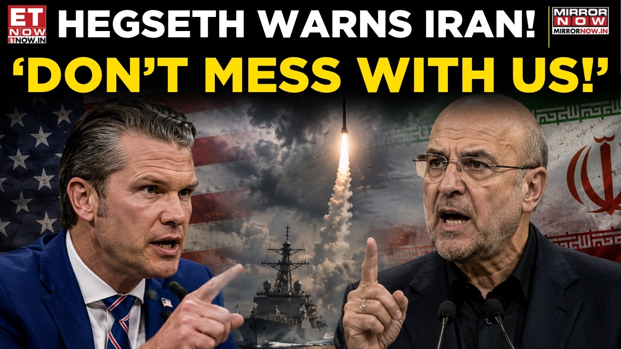 US-Iran Tensions Explode: Hegseth Warns Tehran, Ghalibaf Delivers Fiery Response | World News