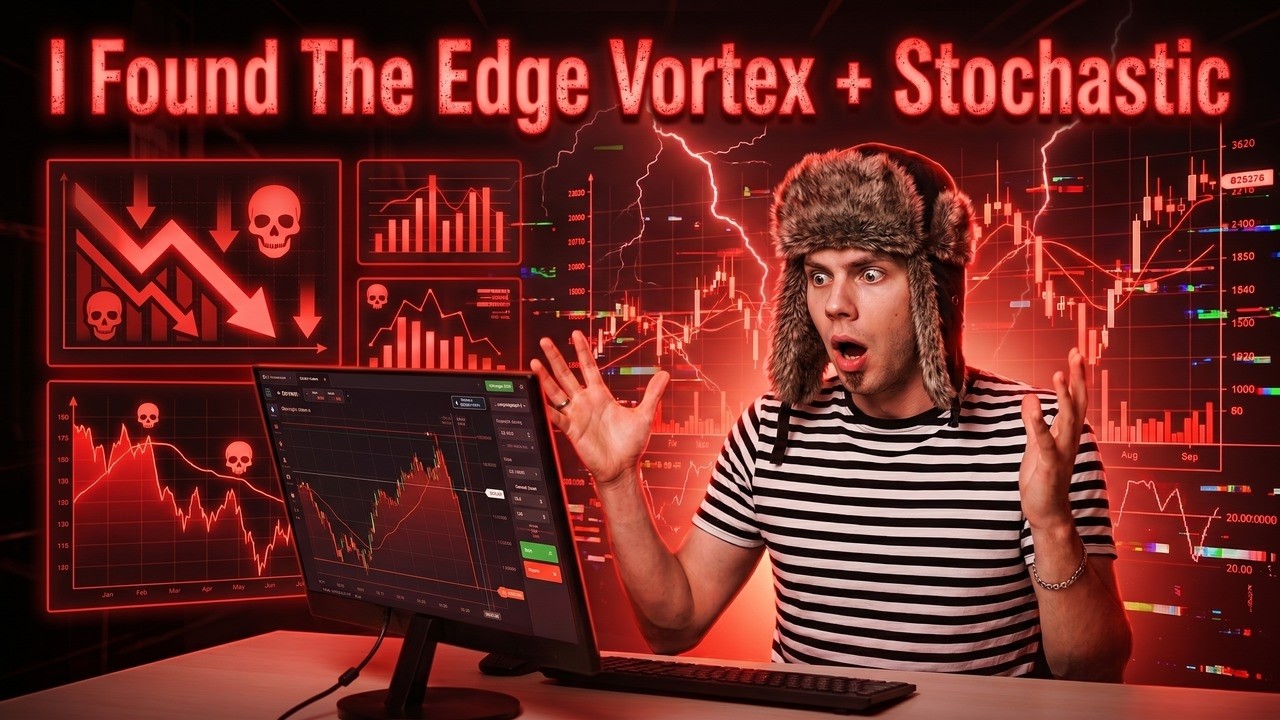 I FINALLY FOUND THE EDGE ! Binary Options For Beginners ! Vortex And Stochastic Step By Step