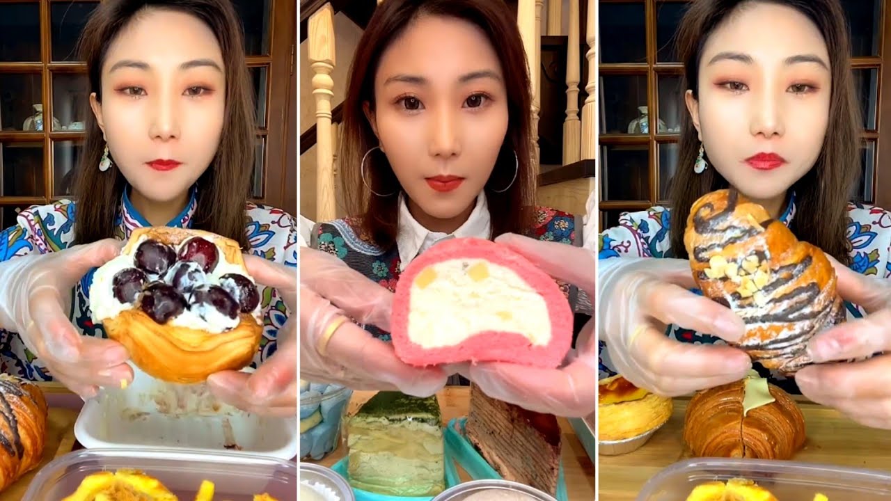 [ENG SUB] Pistachio Croissant,Goddess Peach Rolls, Matcha,CocoaTaro and Coconut Milk Rolls
