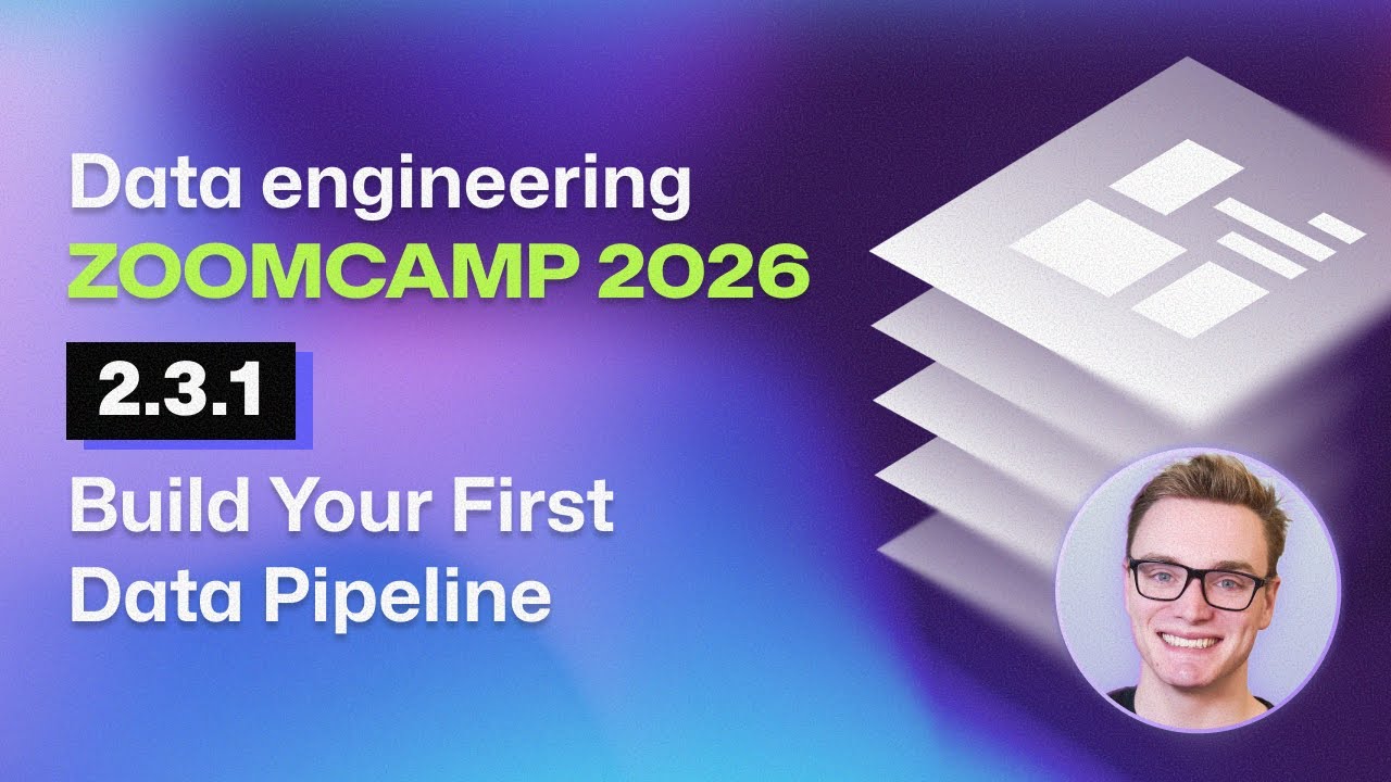 Создайте свой первый конвейер обработки данных: Zoomcamp по проектированию данных - 2.3.1
