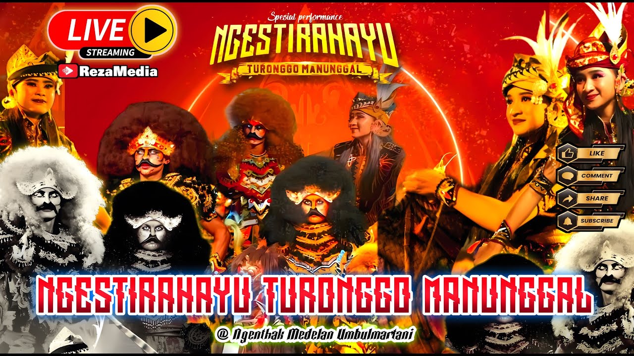 🔴#Live🔥NGESTIRAHAYU TURONGGO MANUNGGAL #Streaming Jaranan Blendrongan Sentherewe wiroyudo @ Medelan