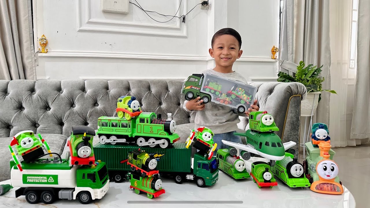 Thomas and Friends, Saya Bahagia Bermain Truk Hijau dan Collection Green Thomas