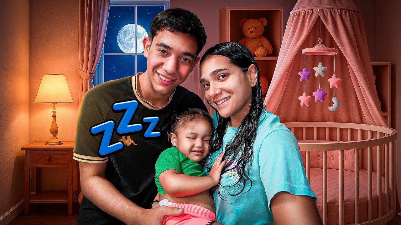 ROTINA DA NOITE DA NOSSA FILHA!