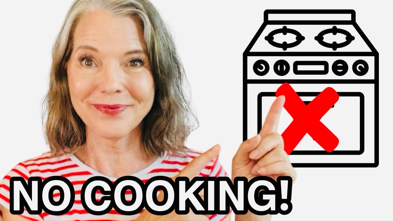 What I Eat on a HOT Summer Day at 65 WITHOUT COOKING