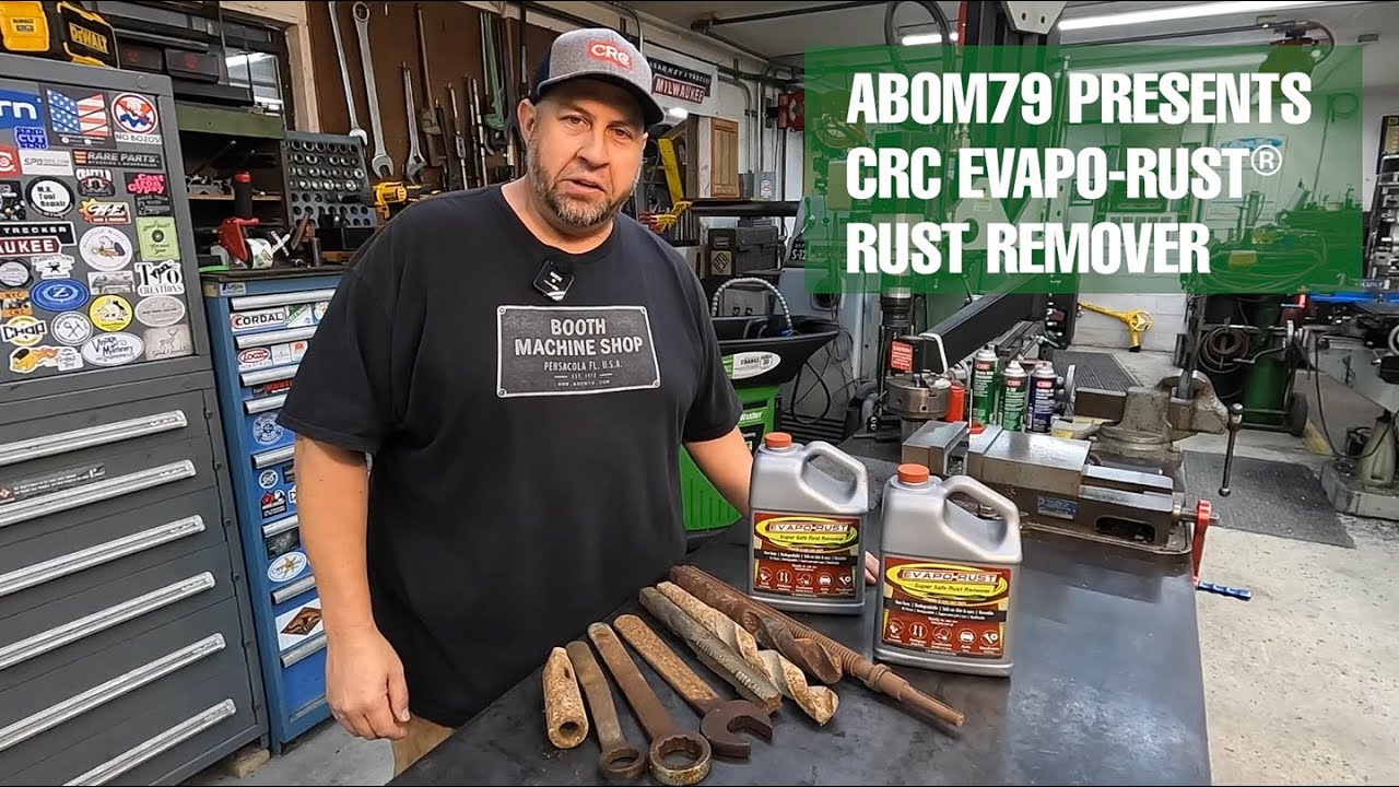 ABOM79 Shows How to Remove Rust & Restore Tools With CRC Evapo-Rust Rust Remover