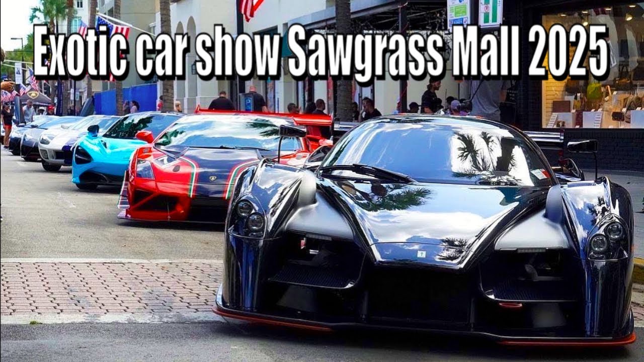 Exotic Car Show Sawgrass Mall 2025