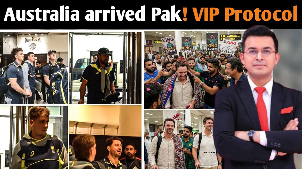 Australia LAND IN LAHORE!  Pakistan vs Australia T20 Series | Security, Schedule & Predictions! 