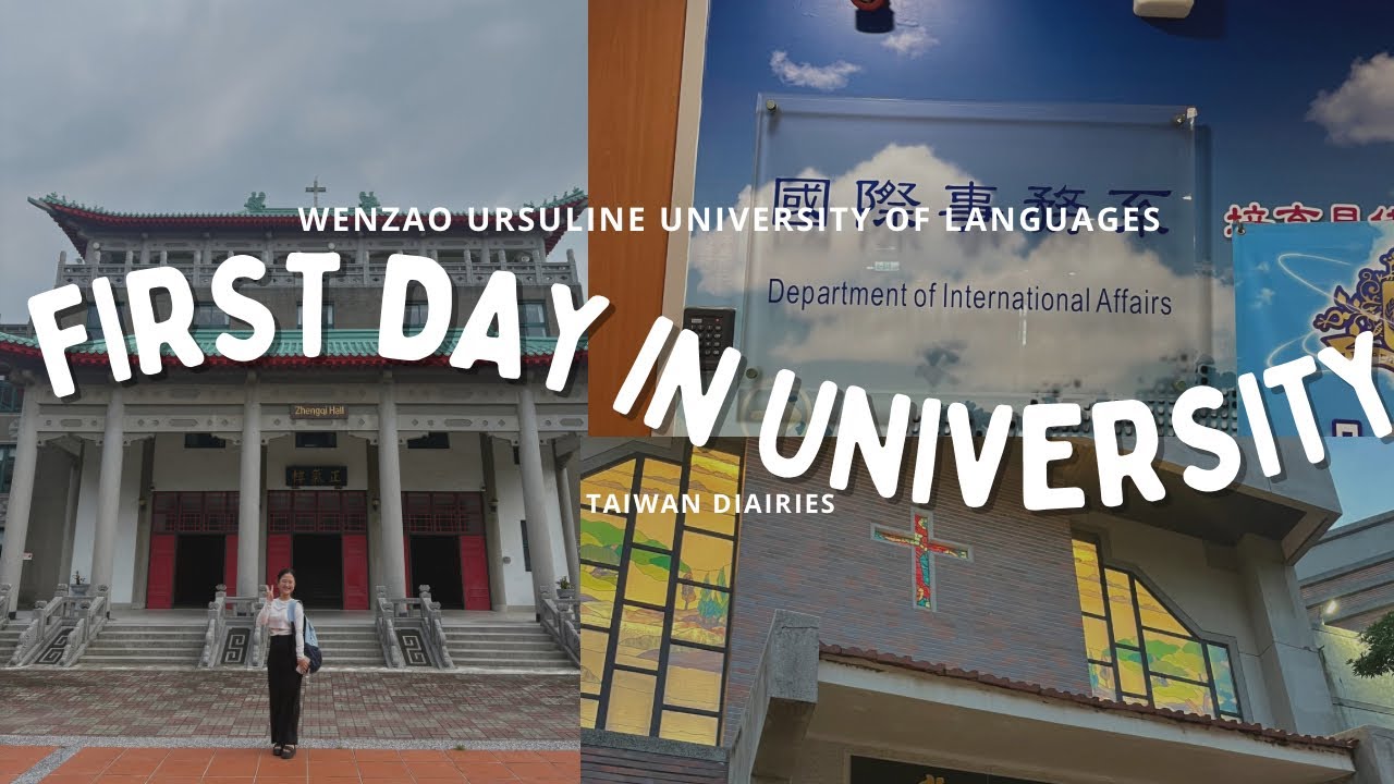 Taiwan Journal 🇹🇼| First Day of University as Masters Student 