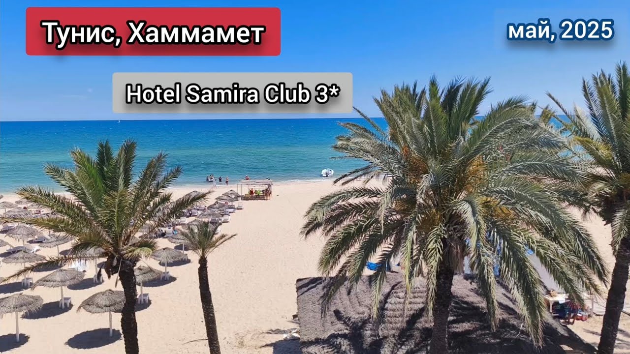 Samira Club Hotel 3* | Тунис/Хаммамет! Обзор! Май, 2025