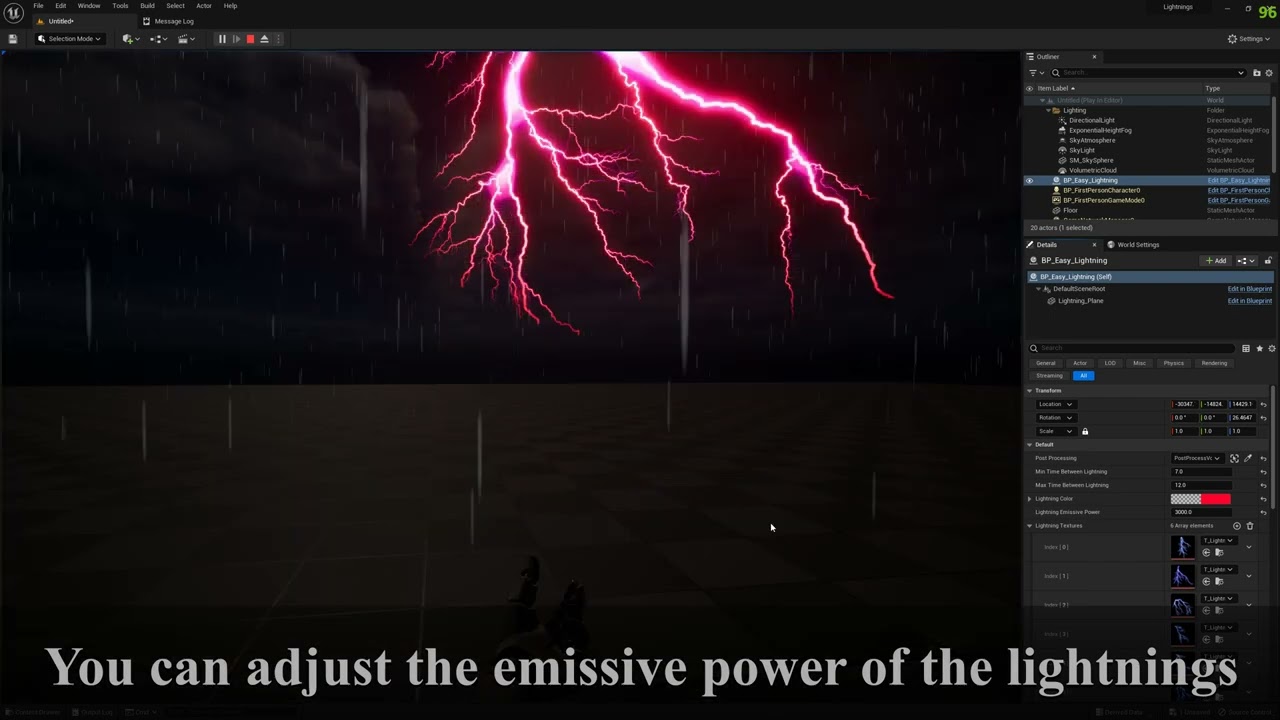 Easy Lightning for UE5