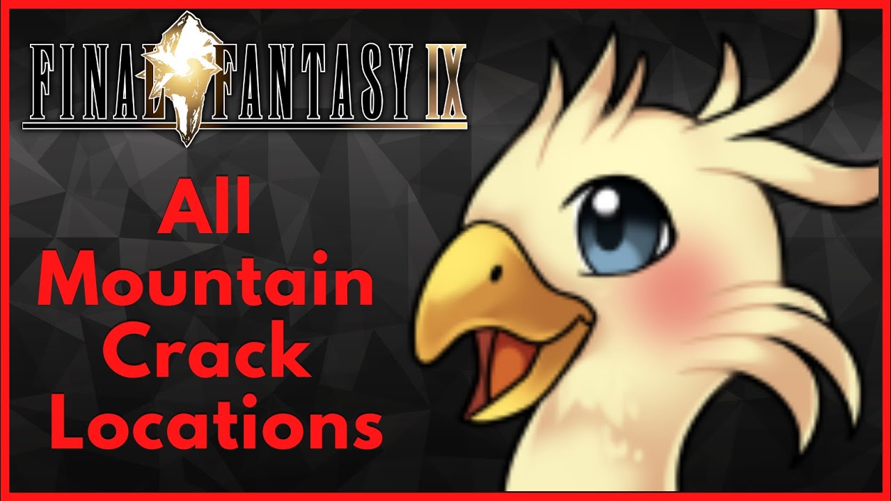 All 5 Hidden Mountain Cracks Locations! Final Fantasy 9