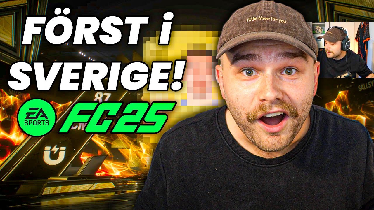 FC25 Först i Sverige med Spelet!! Packar Walkout Direkt!