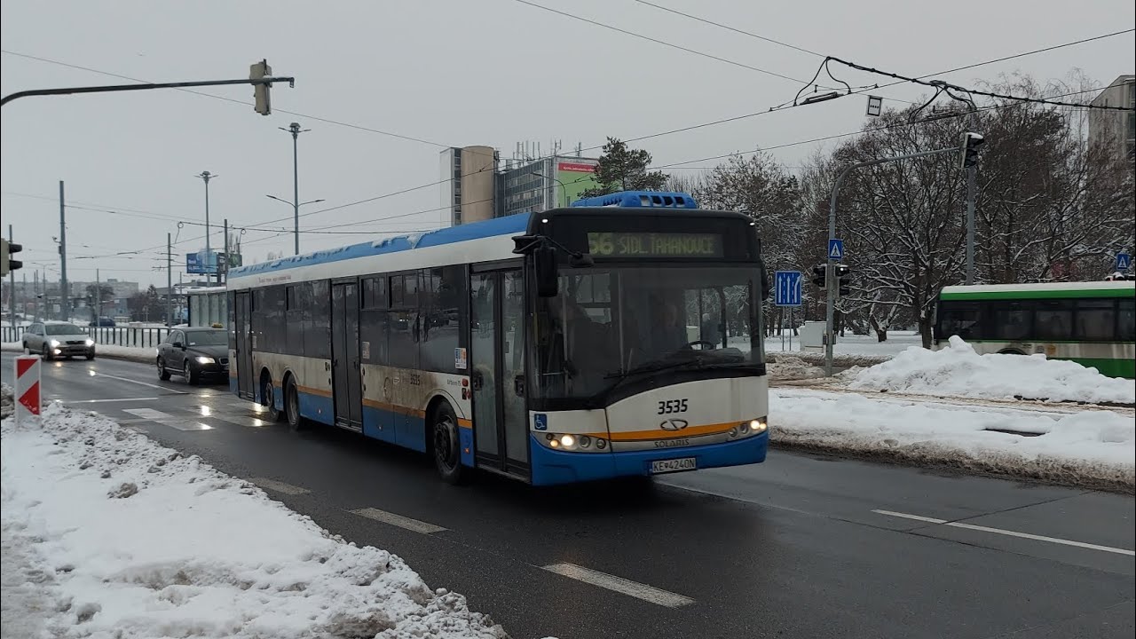Ostravský Solaris Urbino 15 #3535 na linke 56.