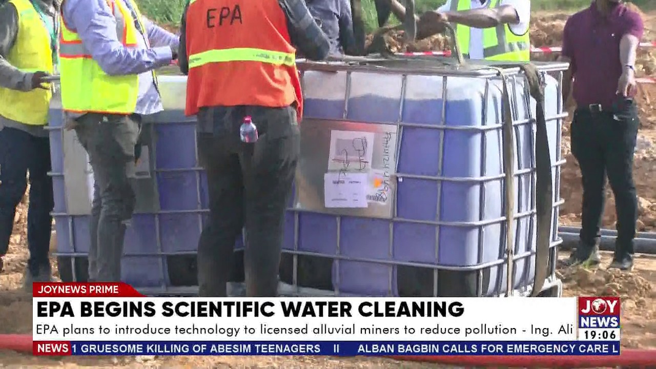 EPA plans to introduce technology to license alluvial to reduce pollution - Ing. Ali| Joy News Prime