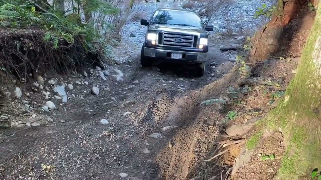 F150 off roading with Open diff