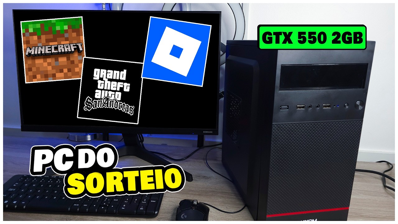 TESTE GTA SAN, MINE E ROBLOX (GTX 550 2GB)