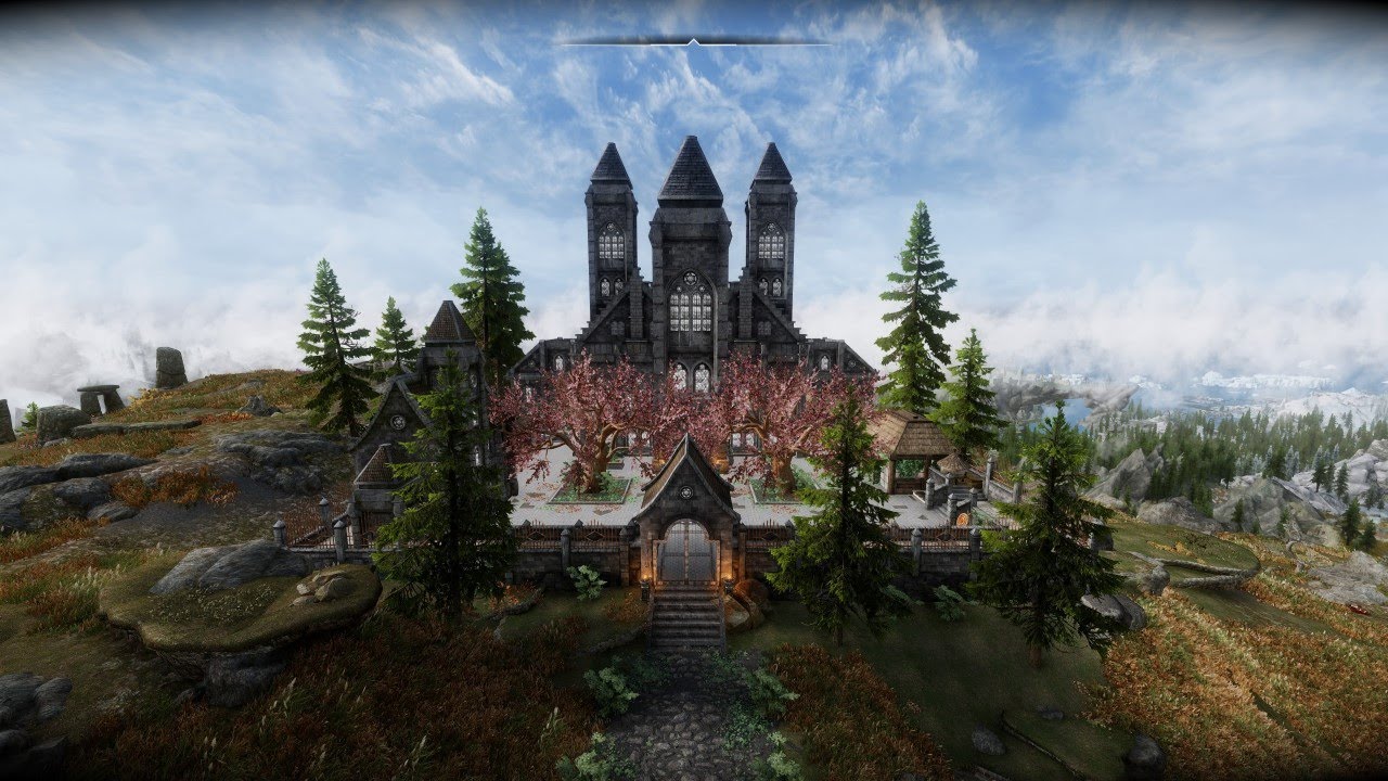 Solstice Castle - Skyrim Special Edition Home mod Showcase