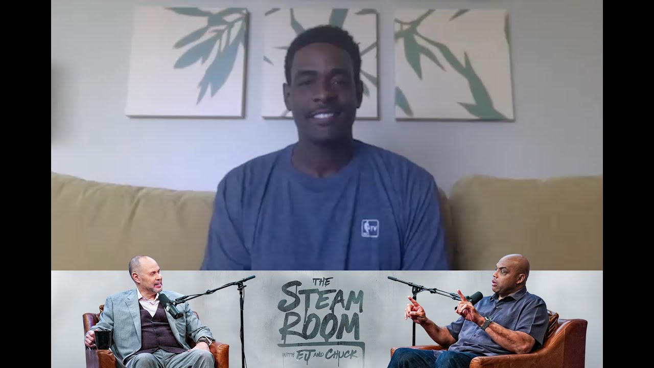 NBA on TNT Analyst Chris Webber and Former Presidential Candidate Andrew Yang Enter The Steam Room