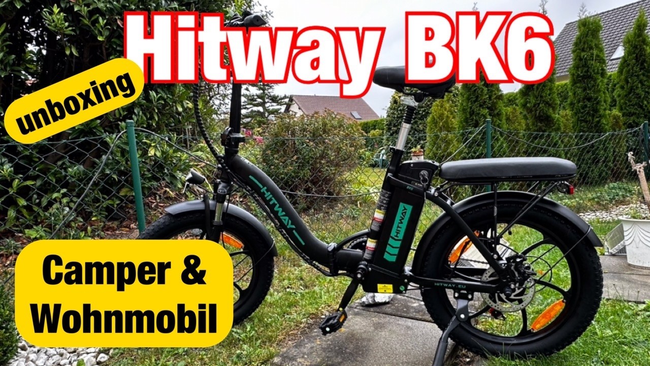 😳 Dieses Falt-E-Bike überrascht im Wohnmobil-Test! HITWAY BK6 unter 1000€ 🚐⚡