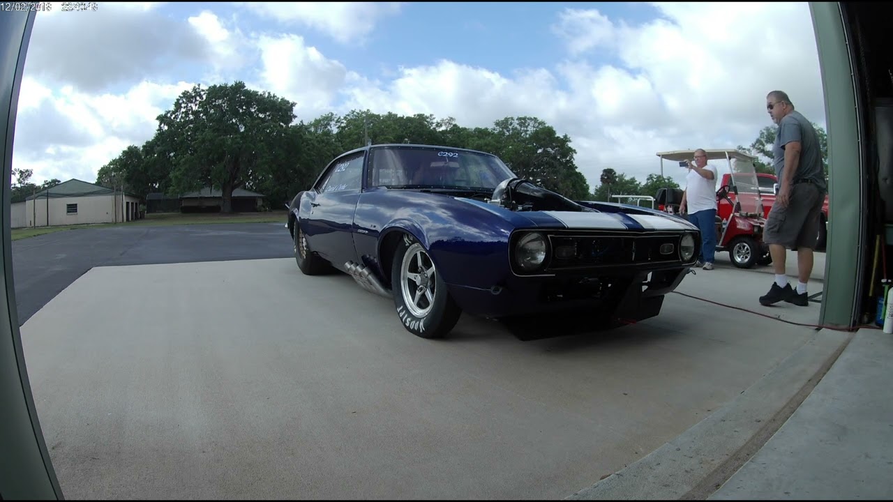 First start F3 Procharged 68 Camaro.... #procharger #boosted