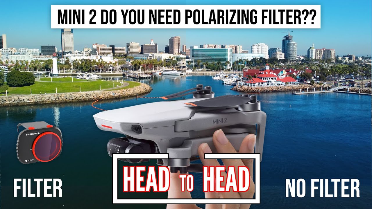 DJI MINI 2 FREEWELL Polarizer Filter vs NO FILTER: BEST Side by Side Comparison on YOUTUBE! 4K VIDEO