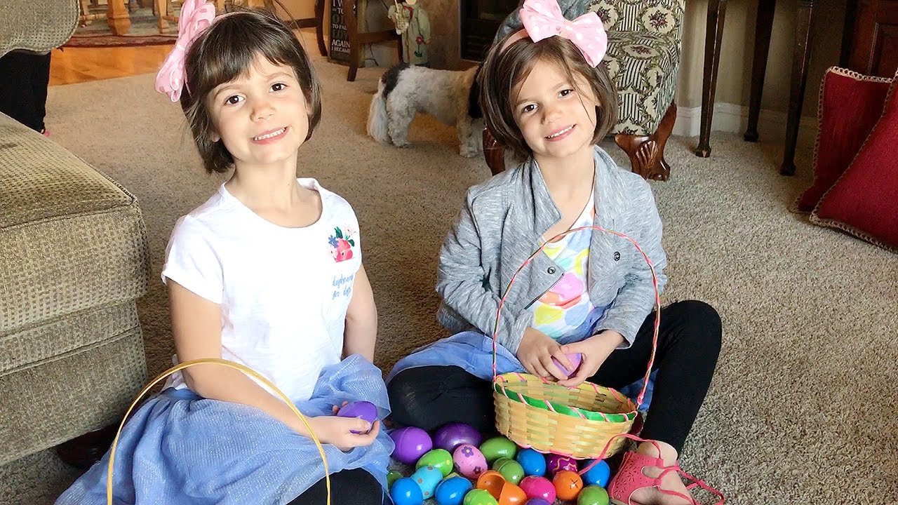 Easter Egg Hunt with Twin Family Fun!