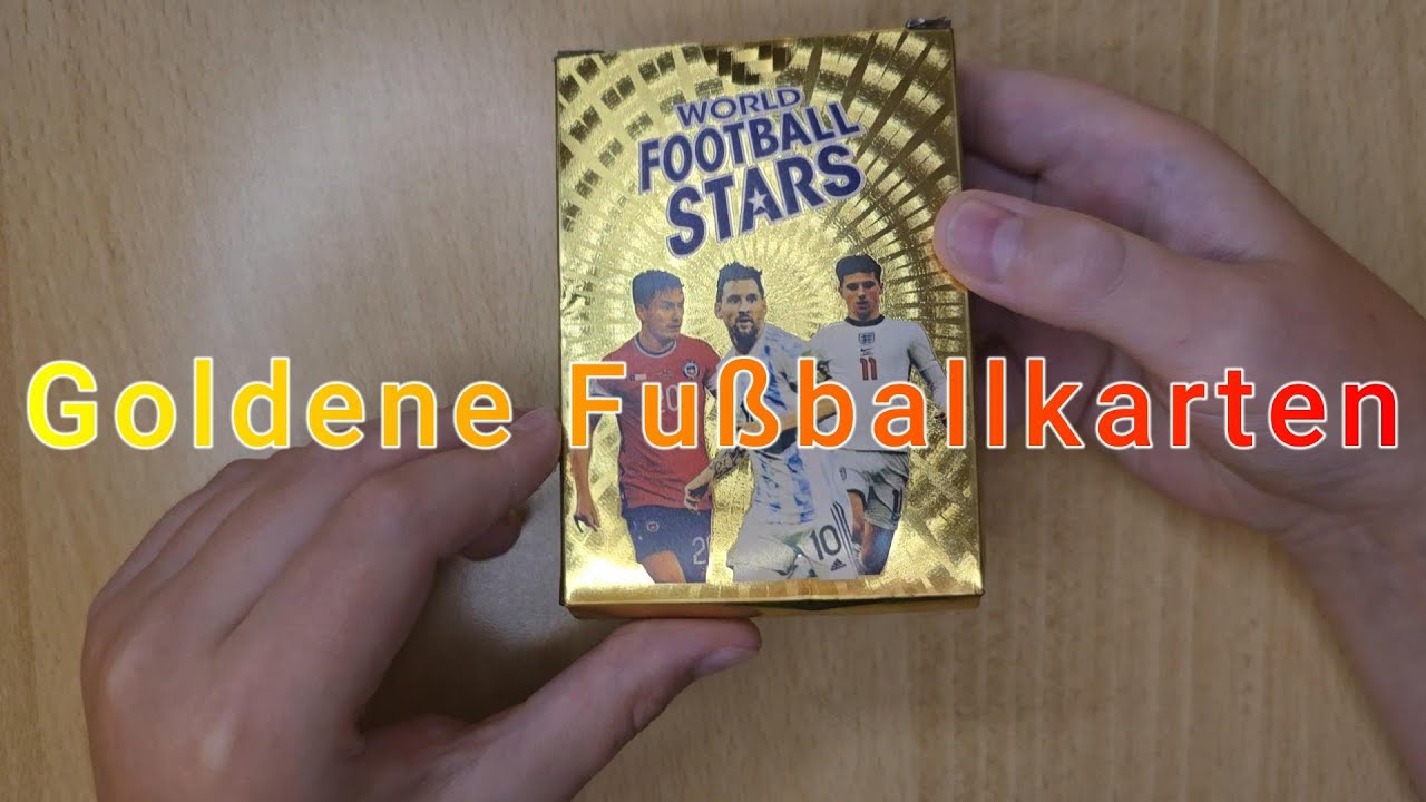 Neue Fußballkarten heute in Gold
