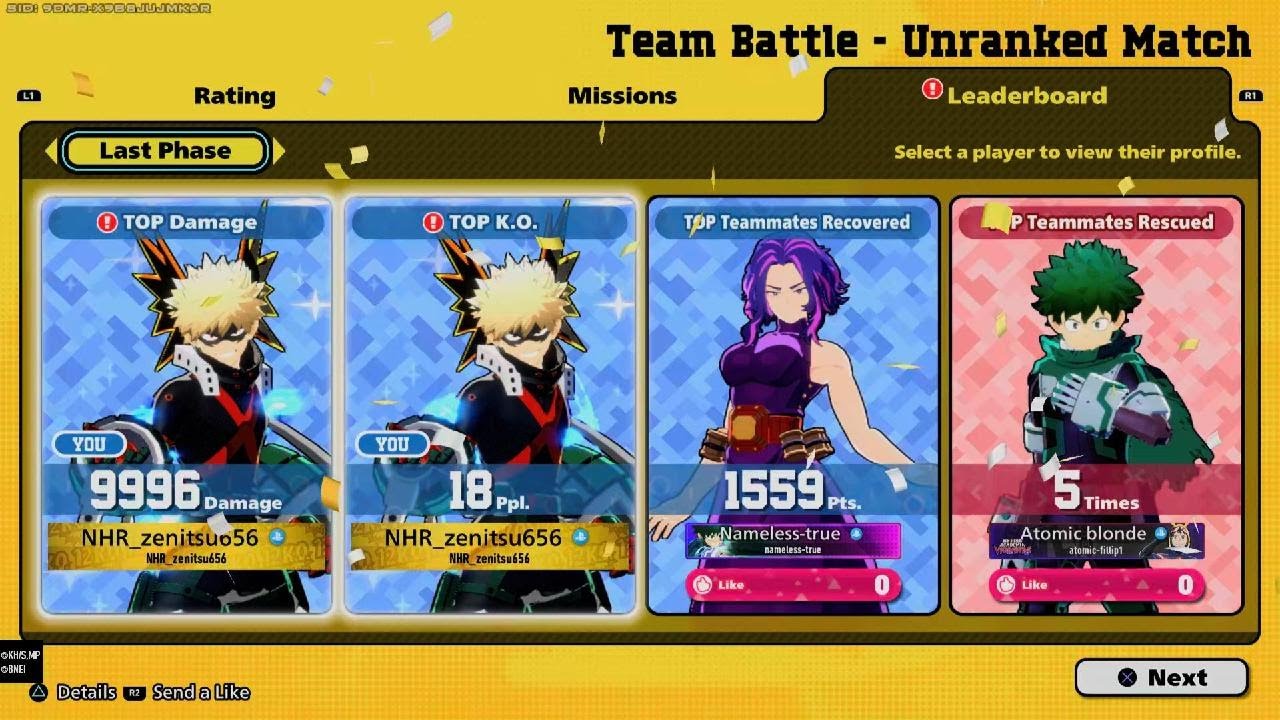 MY HERO ULTRA RUMBLE 18 Kills 1OK DAMAGE  TOP 1# BAKUGOU