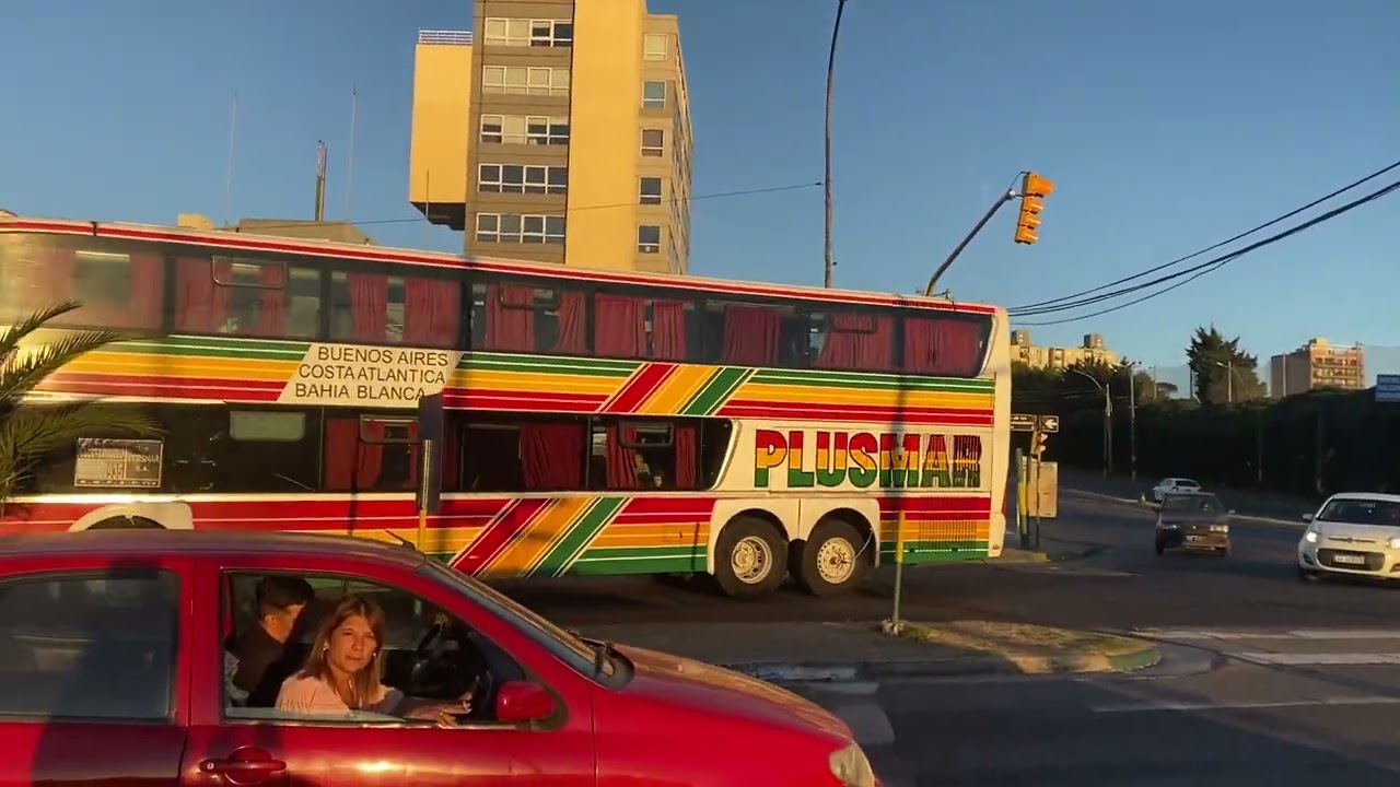 Buenos días paseo por mar del Plata en moto ajusten en los cinturones 
