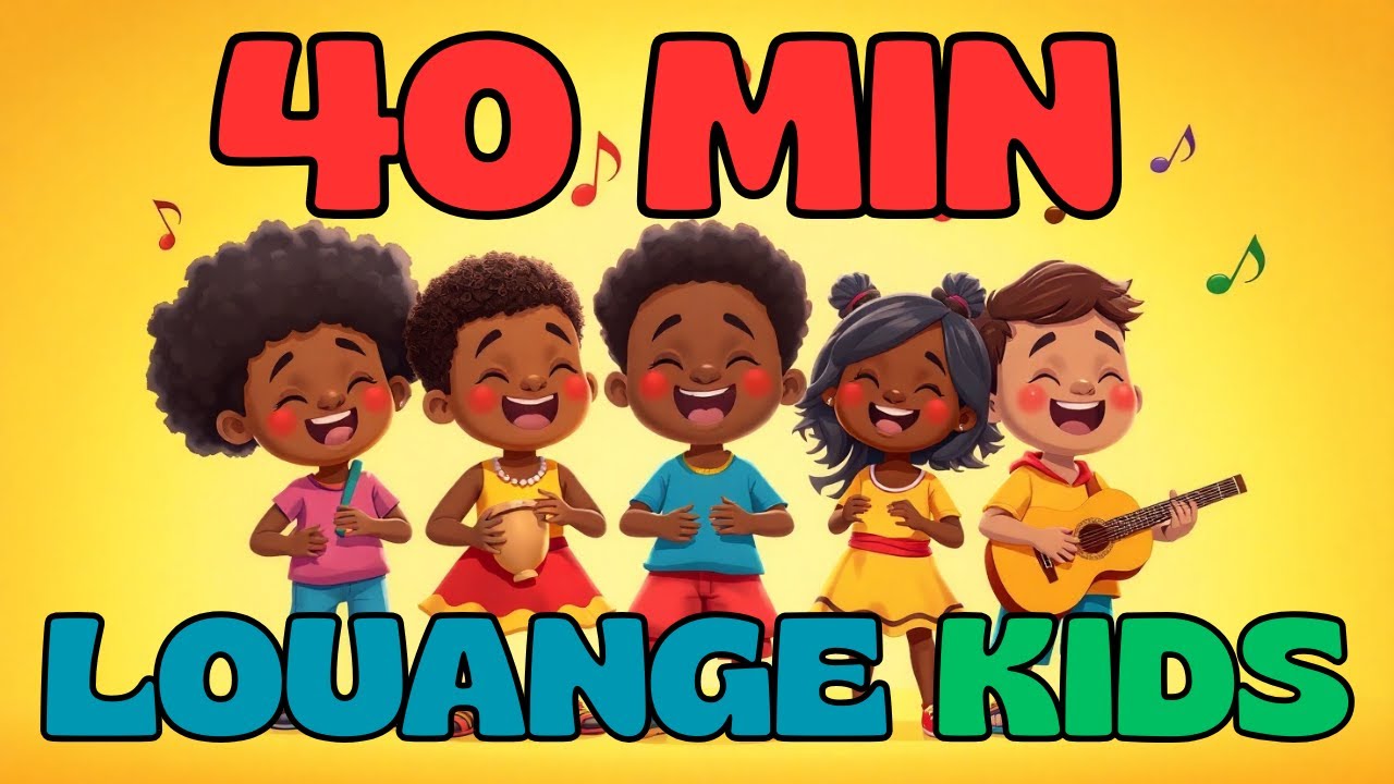 ✨ 40 Minutes de Louange Joyeuse pour Enfants &mdash; Chants Chr&eacute;tiens Afrobeat 🎶🙌🏾