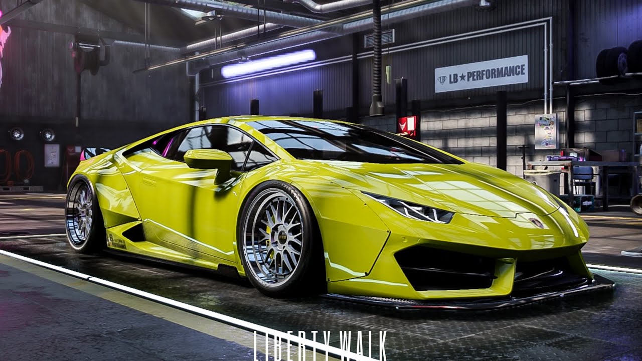 Building Lamborghini Huracan With Liberty Walk Bodykit | Nfs Heat Customization & Cinematic