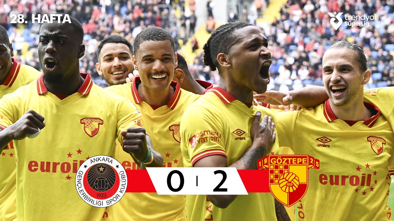 Gen&ccedil;lerbirliği (0-2) G&ouml;ztepe - Highlights/&Ouml;zet | Trendyol S&uuml;per Lig - 2025/26