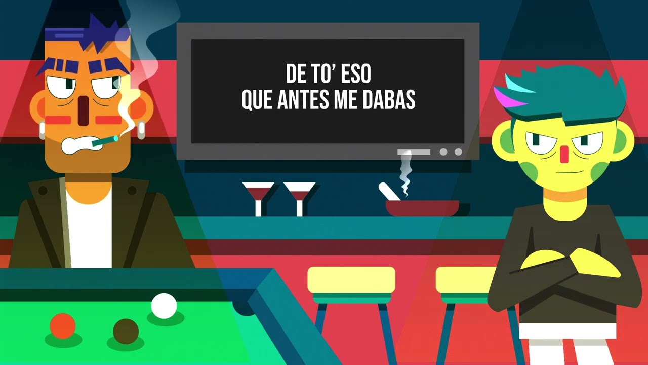 ISKENDER & CHULY - AMANTES 💔 (Animation Lyric Video) | Prod. Aren |