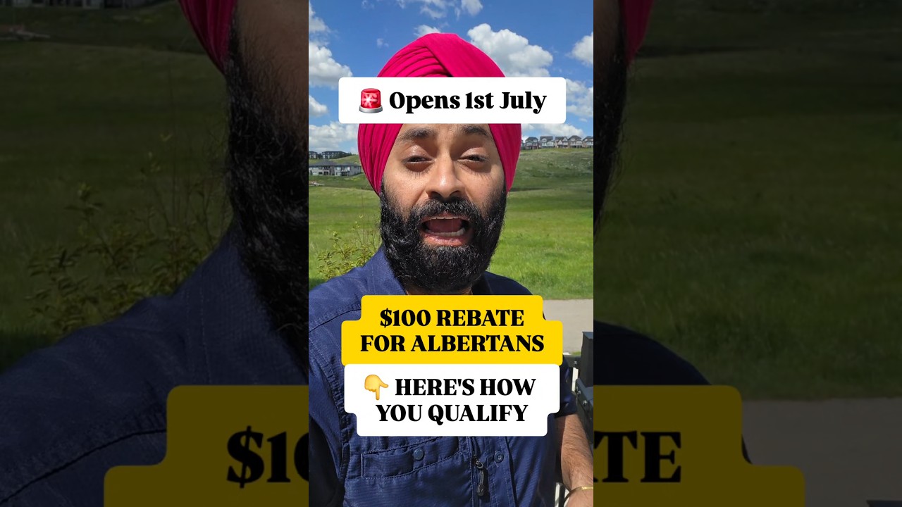 🚨 Don't miss $100 Alberta Energy Rebate! #albertaenergyrebate #provincialrebate #rebate